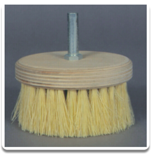 7" Tampico Rotary Scrub Brush with 5/8 Arbor