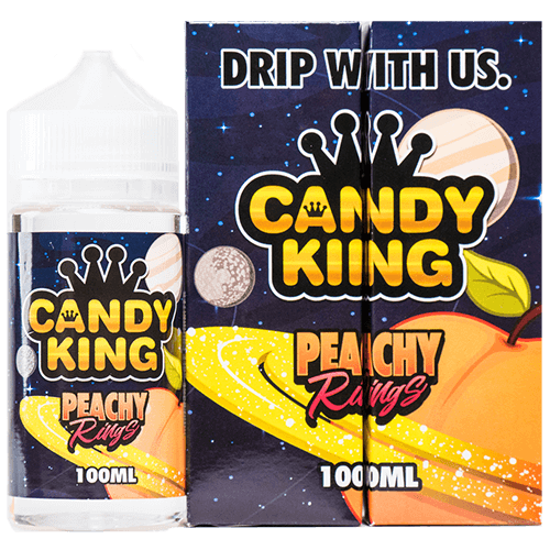 Candy King Peachy Rings 100ml Premium ELiquid Eciggity