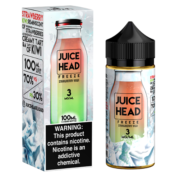 Juice Head Strawberry Kiwi Freeze 100ml Premium ELiquid Eciggity