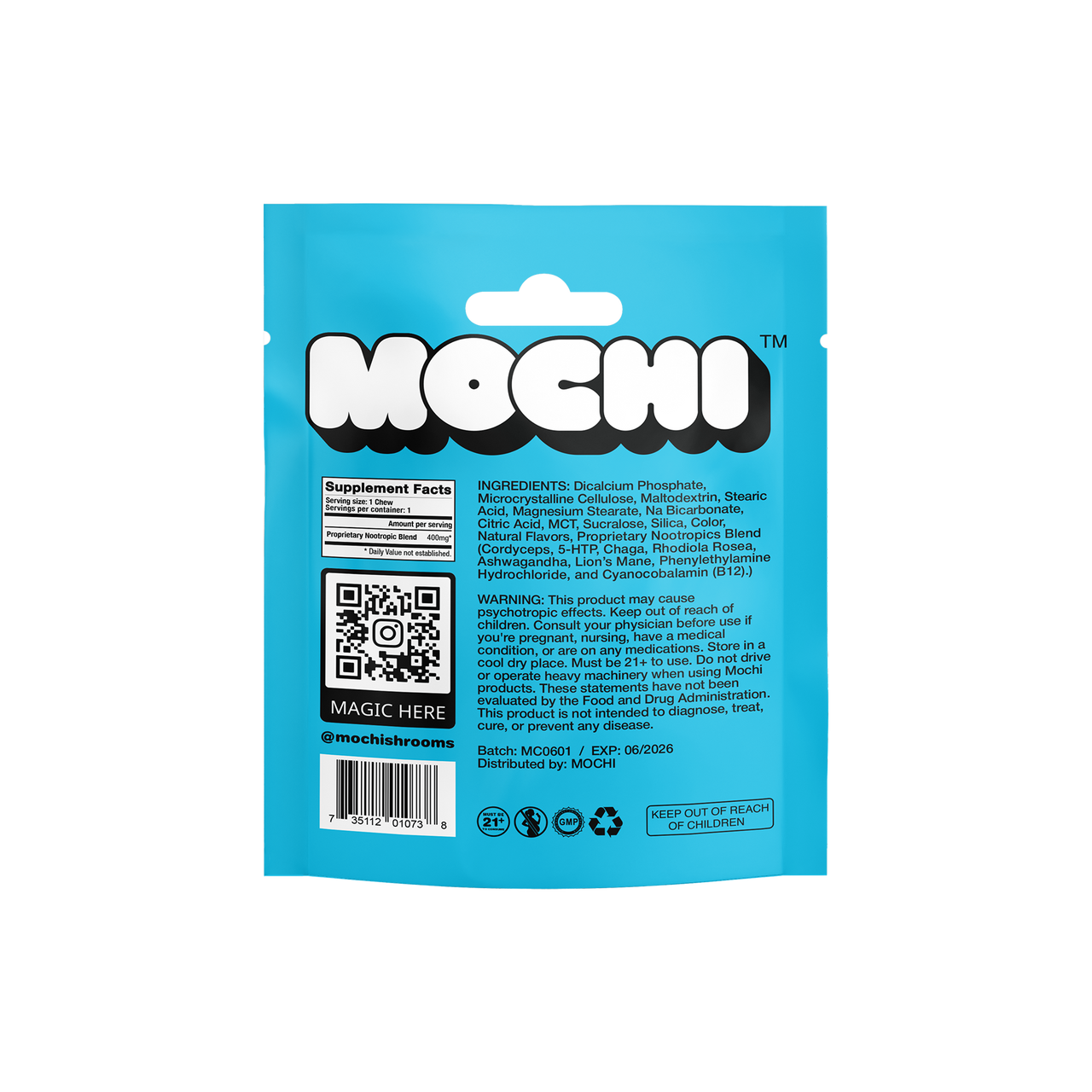 MOCHI Magic Chew 400mg - Eciggity