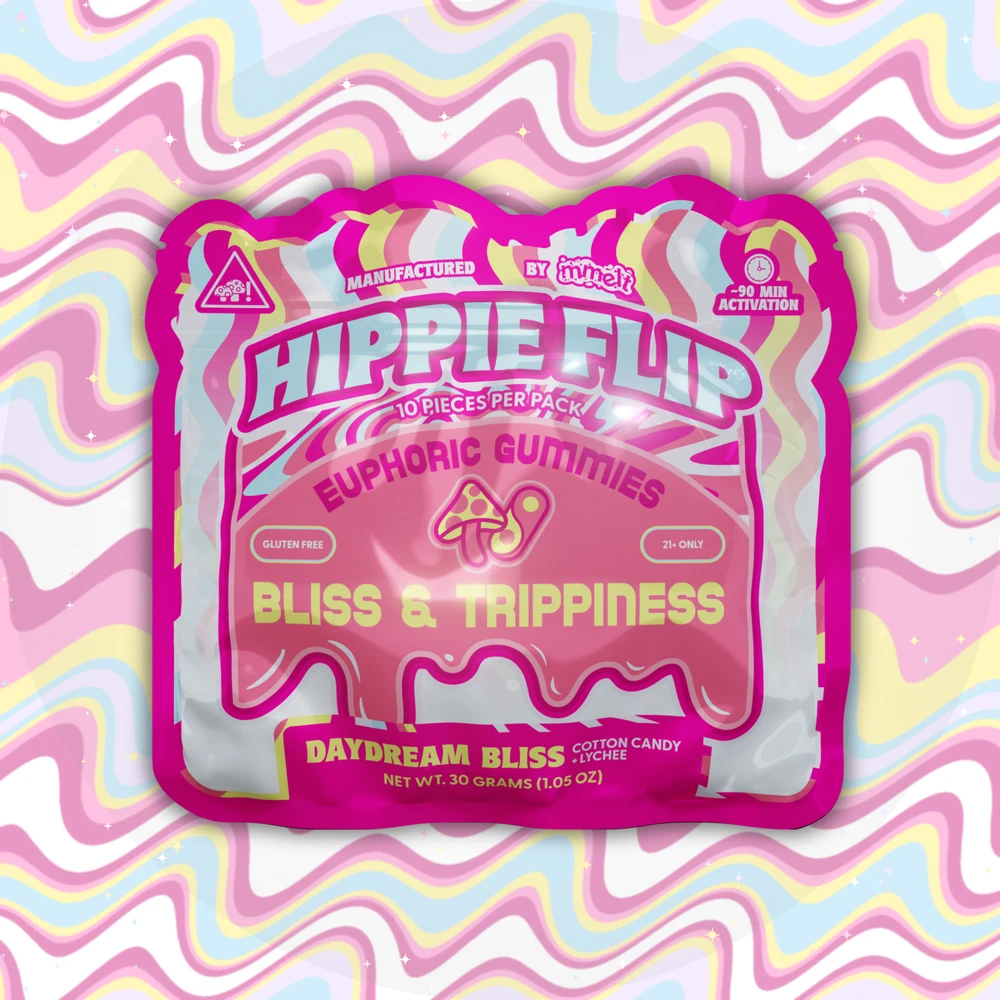 Hippie Flip Gummies 6G (10 Pieces) - Eciggity