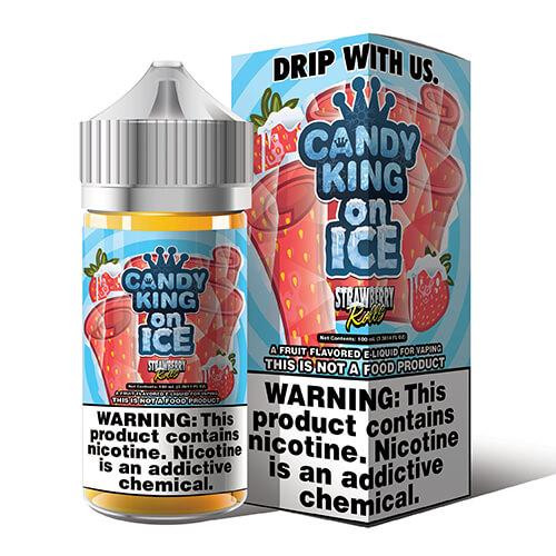 Candy King On Ice - Strawberry Rolls 100ml Candy King On Ice - Strawberry Rolls 100ml