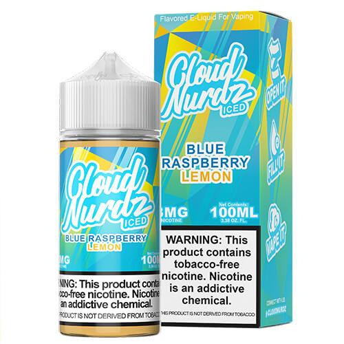 Cloud Nurdz - Blue Raspberry Lemon Iced 100ml