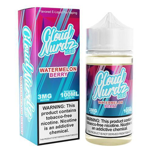 Cloud Nurdz - Watermelon Berry Iced 100ml Cloud Nurdz - Watermelon Berry Iced 100ml