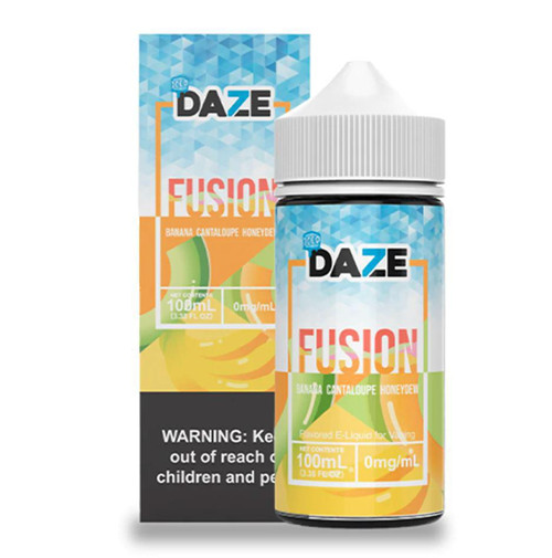 7Daze Fusion - Banana Cantaloupe Honeydew Iced 100ml 7Daze Fusion - Banana Cantaloupe Honeydew Iced 100ml