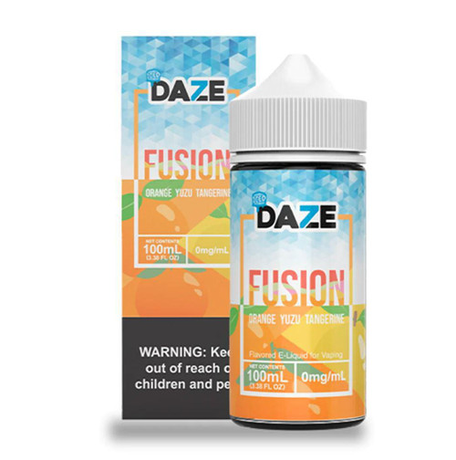 7Daze Fusion - Orange Yuzu Tangerine Iced 100ml 7Daze Fusion - Orange Yuzu Tangerine Iced 100ml
