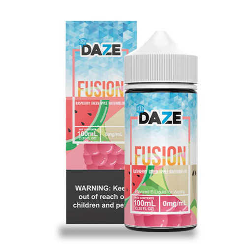 7Daze Fusion - Raspberry Green Apple Watermelon Iced 100ml