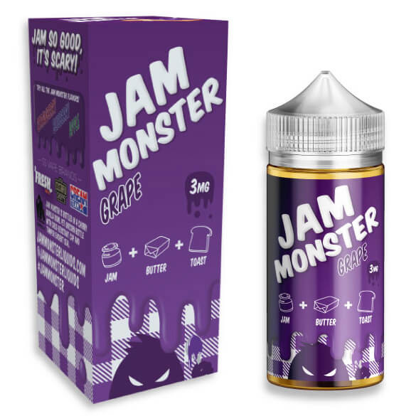Jam Monster Grape 100ml Premium ELiquid Eciggity