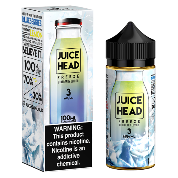 Juice Head - Blueberry Lemon Freeze 100ml | Premium E-Liquid - Eciggity Juice Head - Blueberry Lemon Freeze 100ml | Premium E-Liquid - Eciggity