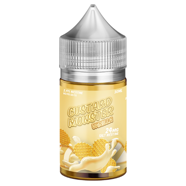 Custard Monster Salt - Vanilla 30ml | Premium E-Liquid - Eciggity Custard Monster Salt - Vanilla 30ml | Premium E-Liquid - Eciggity