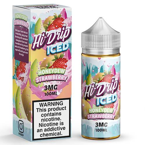 Hi Drip - Iced Honeydew Strawberry 100ml | Premium E-Liquid