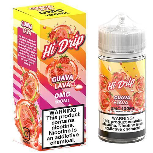 Hi Drip - Guava Lava 100ml | Premium E-Liquid - Eciggity Hi Drip - Guava Lava 100ml | Premium E-Liquid - Eciggity