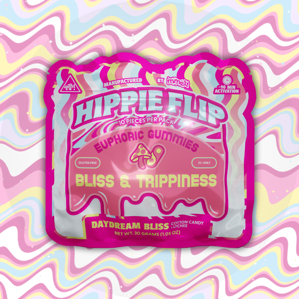 Hippie Flip Gummies 6G (10 Pieces) - Eciggity