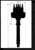 MSD Distributor, Pro-Billet, Magnetic Trigger, Mechanical Advance, Black Cap, Black Housing, Chevy, Big/Small Block, Each.