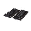 Rocker Arm Stud, Hi-Tech, 7/16-14 in Base Thread, 3/8-24 in Top Thread, 1.750 in Effective Stud Length, Steel, Black Oxide, Universal, Set of