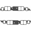 Intake Manifold Gasket, 0.12 in Thick, 1.82 x 2.54 in Rectangular Port, Composite, Big Block Chevy, Pair
