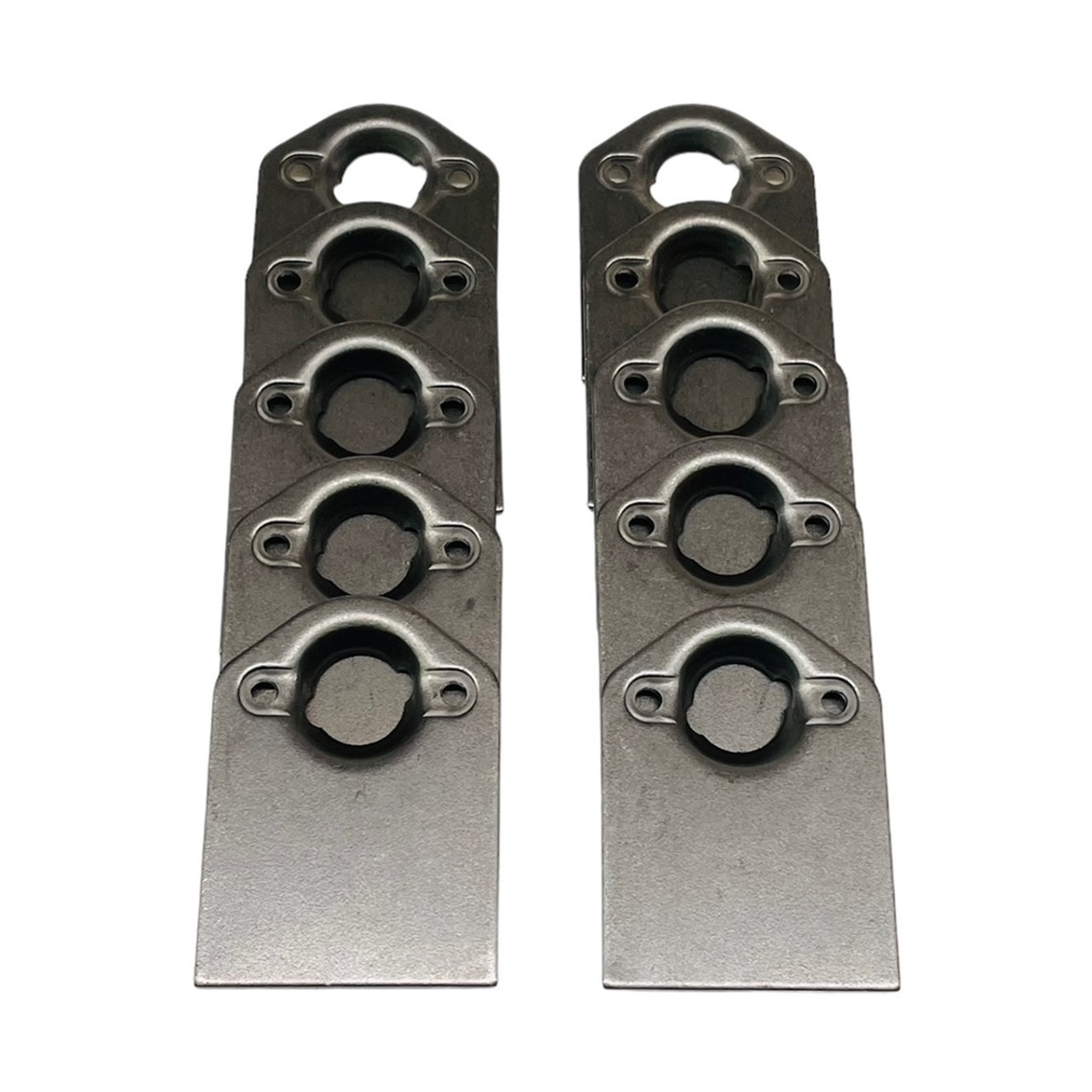Quarter Turn DZUS Fastener Weld Plates (1 inch 5 10pk)