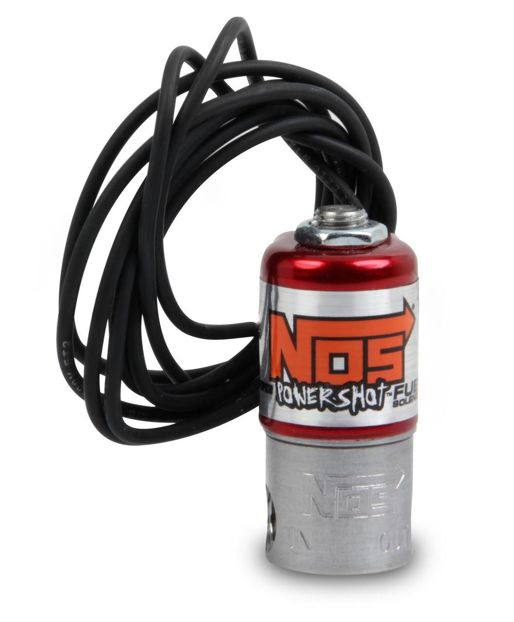 Fuel Solenoid, NOS Super Powershot, 200 hp Flow Limit, 0.60 amps, 1/8 in. NPT Female Threads Inlet/Outlet