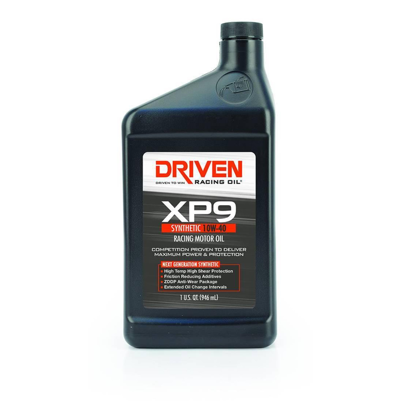 Driven Racing Oil XP9 Synthetic 10W40 Racing Motor Oil, 1qt