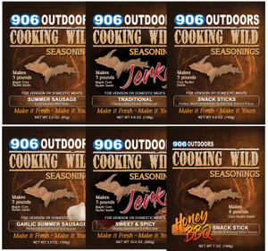 Cooking Wild Seasonings Variety 6 Pack - WHITETAIL HUNTER