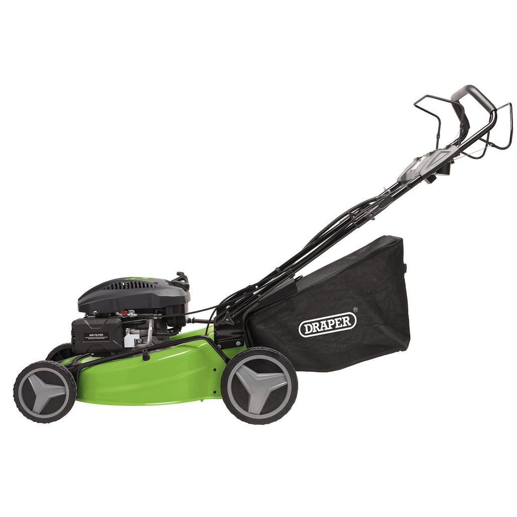 SelfPropelled Petrol Lawn Mower, 530mm, 173cc/4.4HP (08674) Draper Tools