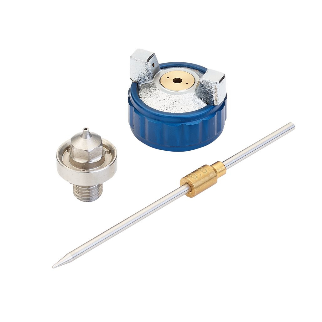 Spare 0.8mm Nozzle, Needle and Cap Set for Spray Guns 09708 and