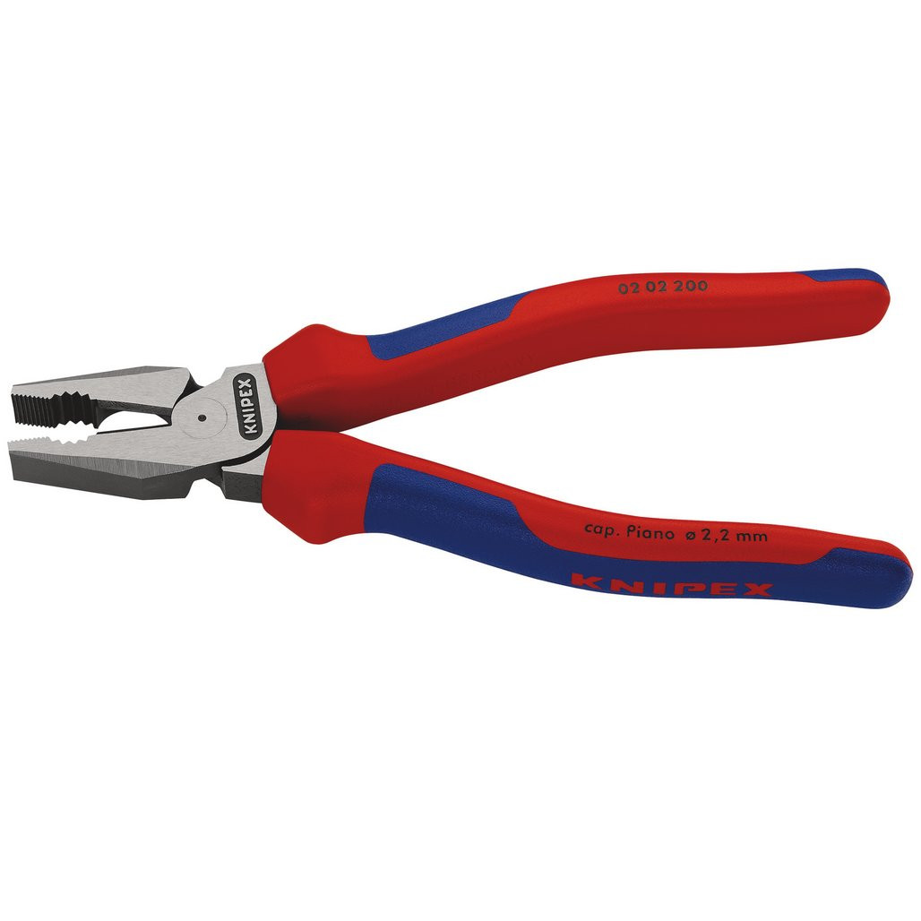 KNIPEX 02 02 200 SB High Leverage Combination Pliers, 200mm (88153