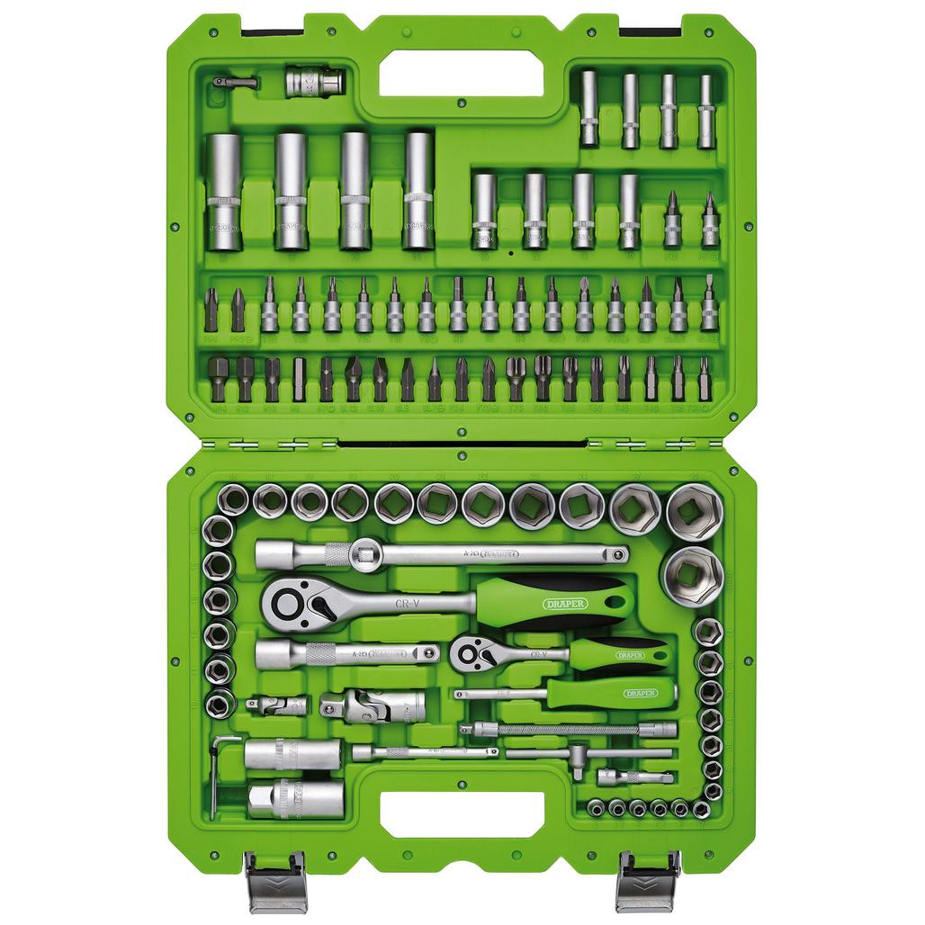 Metric Socket Set, 1/4” and 1/2” Sq. Dr. (100 Piece) (55318