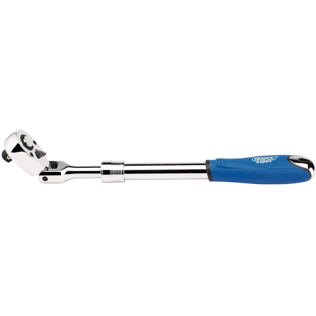 Draper Expert Flexible Head Extending Reversible Ratchet, 1/2