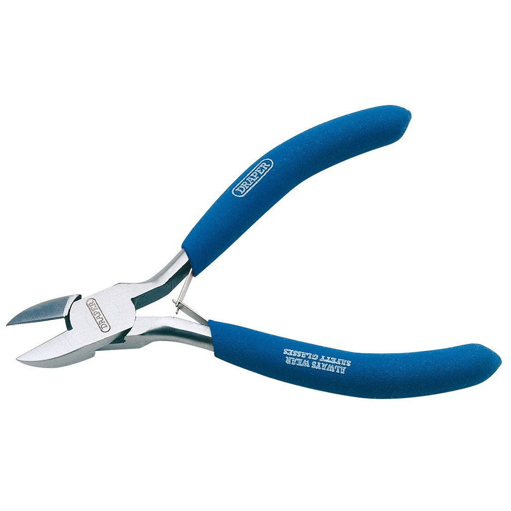 Carbon Steel Diagonal Side Cutter, 110mm (60743) | Draper Tools