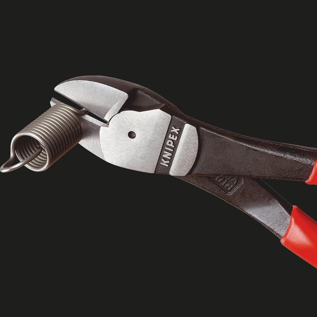 KNIPEX 74 01 180 SBE High Leverage Diagonal Side Cutter, 180mm