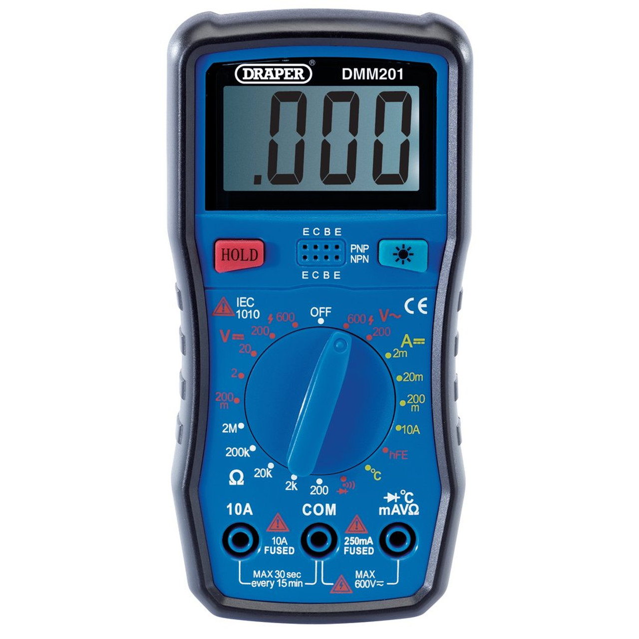 DMM - 8 Manual-Ranging Digital Multimeter (41818) | Draper Tools