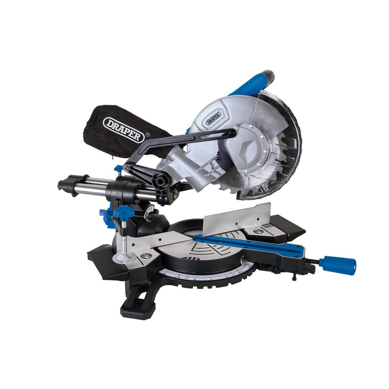 Compound mitre saw with shop laser guide