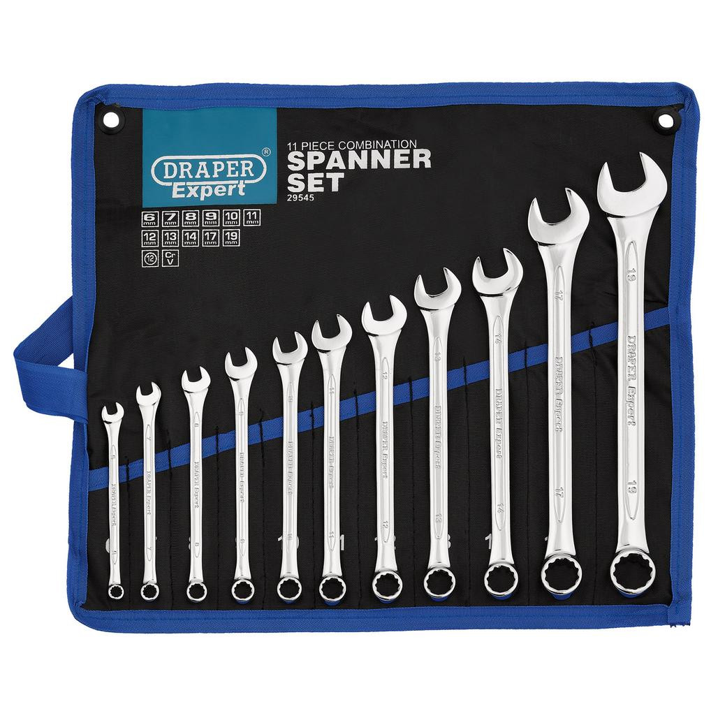Draper Metric Combination Spanner Set (6 Piece) (68479) DRAPER TOOLS DE