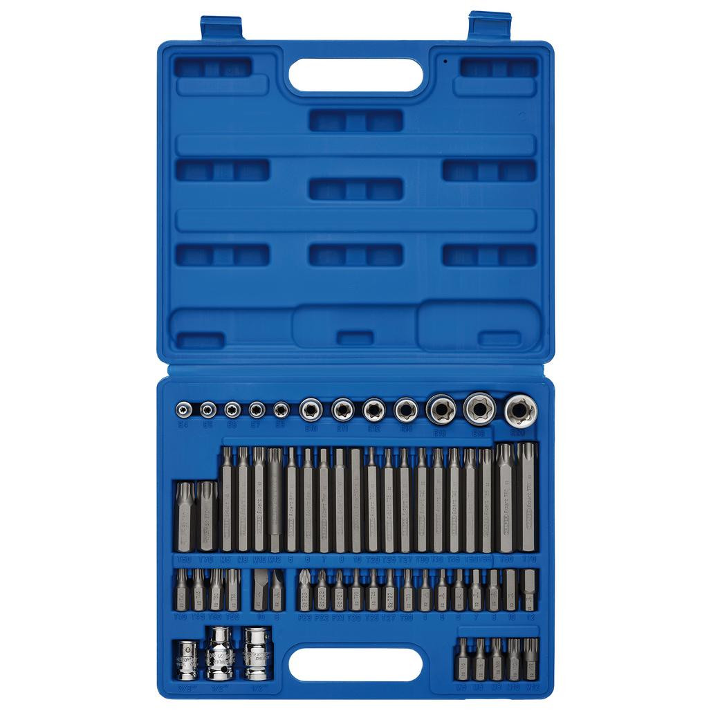 Draper Expert Mechanics Socket and Bit Set, 3/8, 1/2