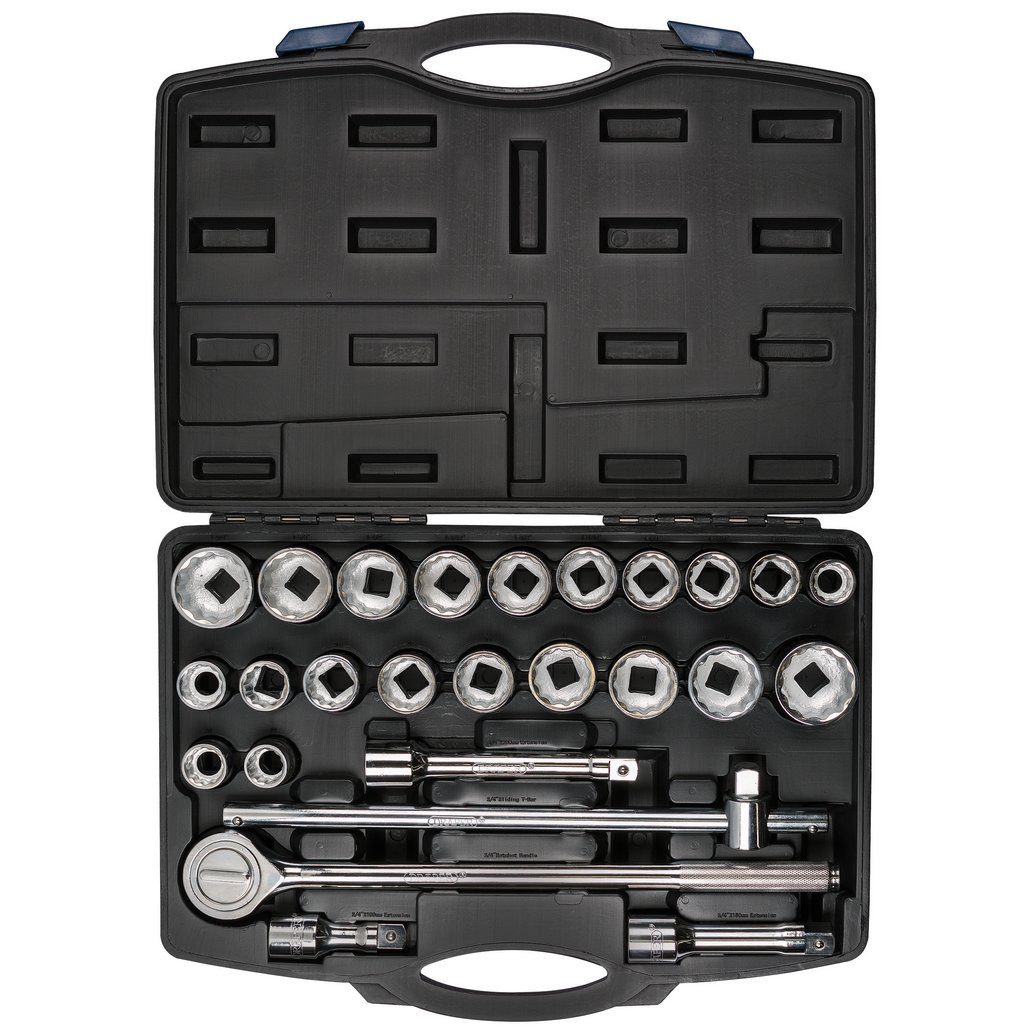 Draper HI-TORQ® Combined MM/AF Socket Set, 3/4