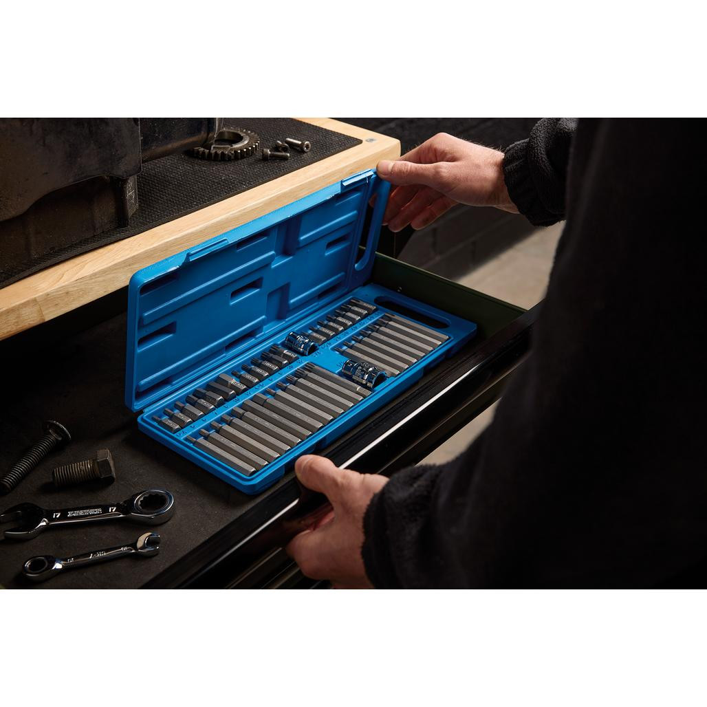 Draper TX-STAR® Hex. & Spline Mechanics Bit Set, 3/8, 1/2