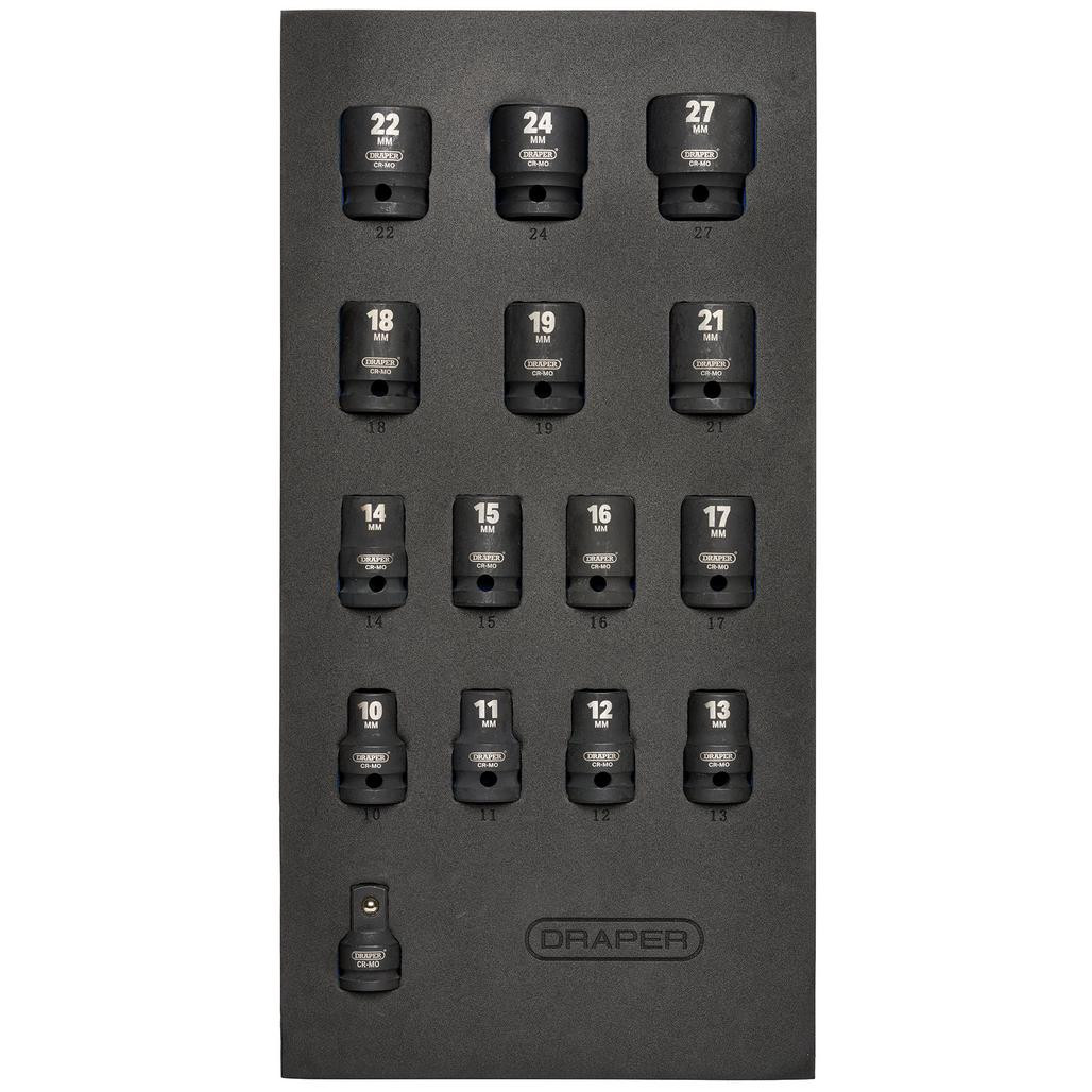Draper Précision Pince En 1/4 Tiroir Eva Insertion Plateau 5 PC Doux