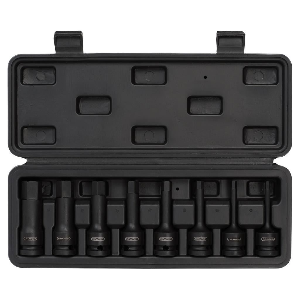 Draper Expert Impact Hex. Socket Bit Set, 1/2