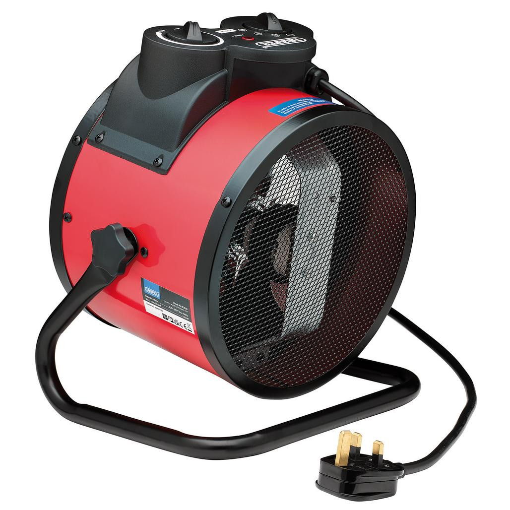 230V PTC Electric Space Heater, 2.8kW, 9550 BTU (63858) | Draper Tools