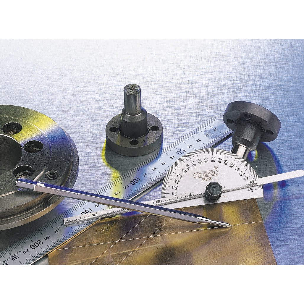 Protractor with Depth Gauge (37342) | Draper Tools