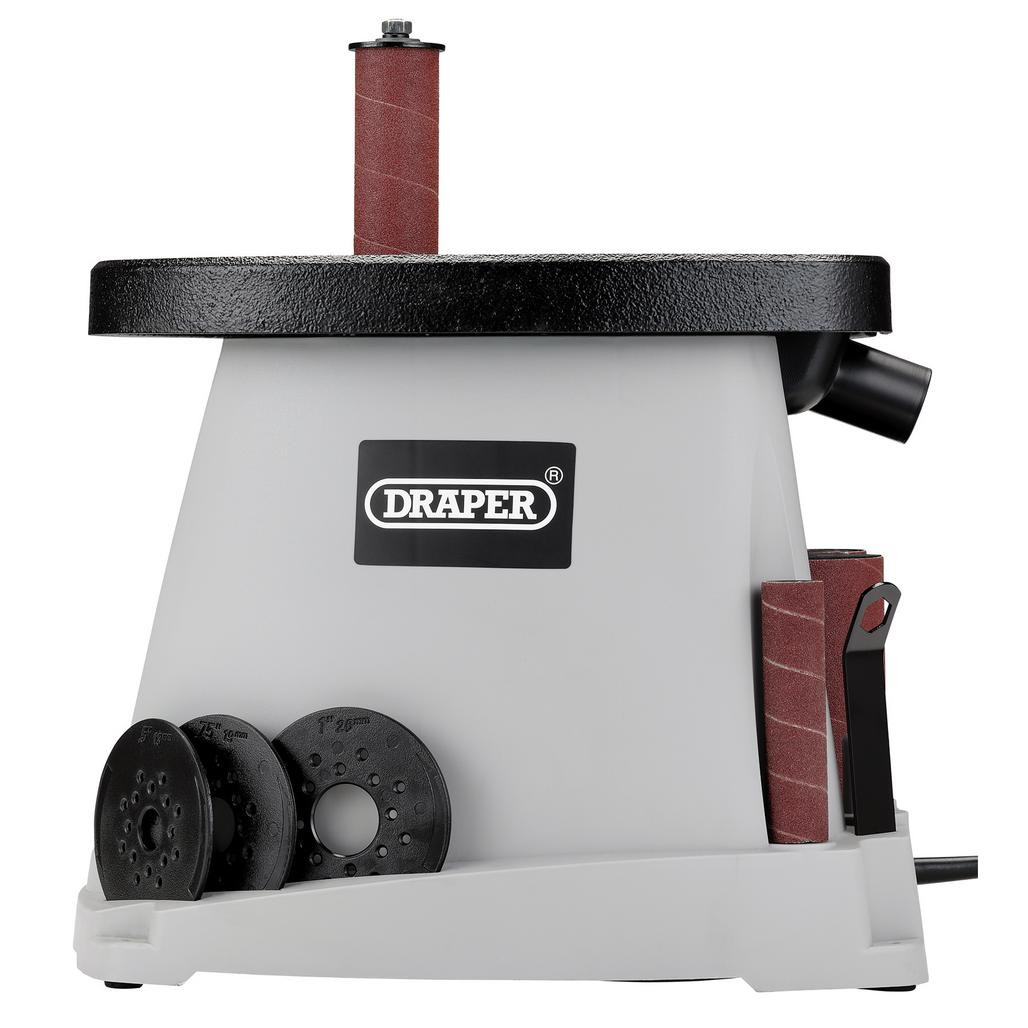 Spool Sander 230V Oscillating Spindle Sander, 450W (10773) | Draper Tools