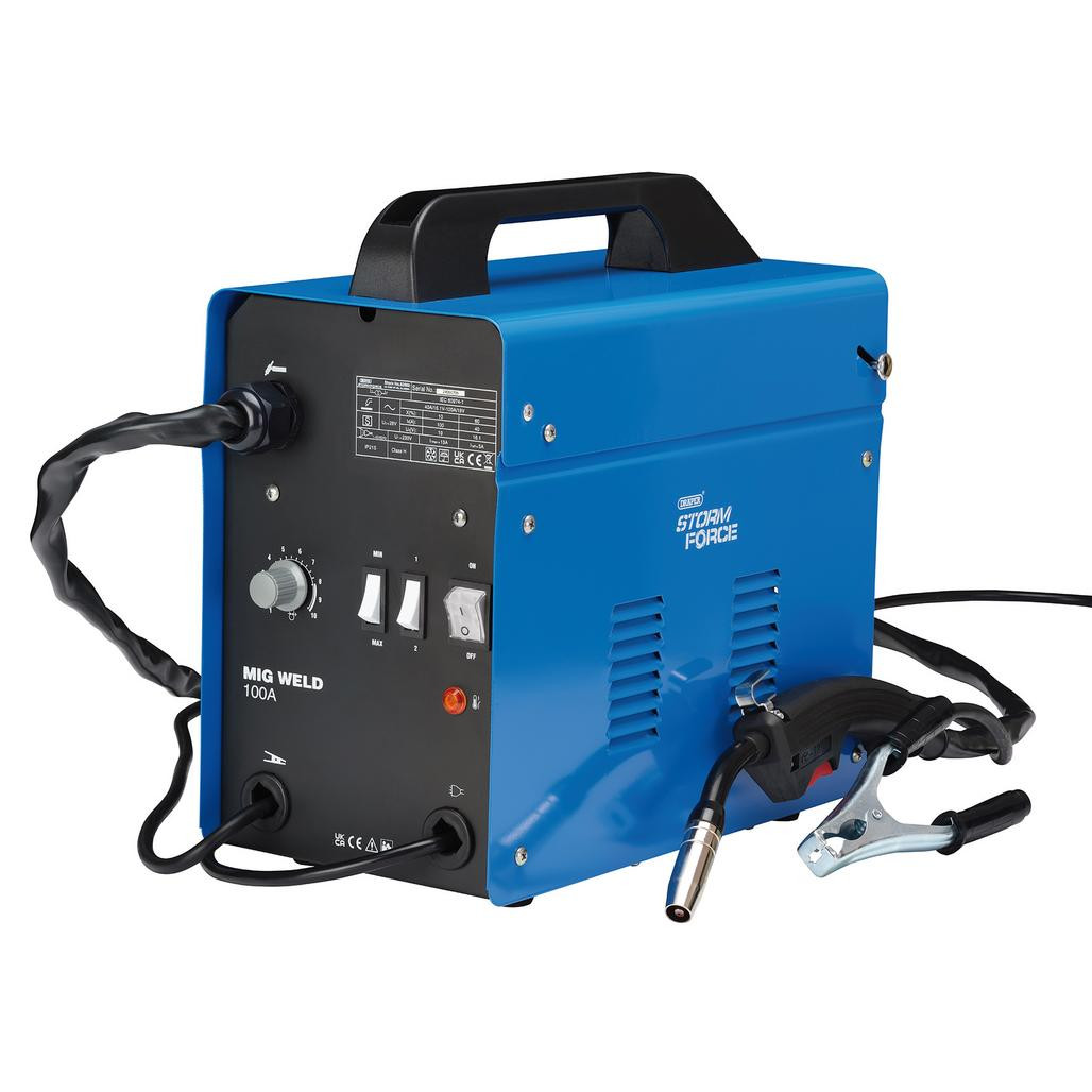 Draper Storm Force® Gasless MIG Welder, 100A (63669) | Draper Tools