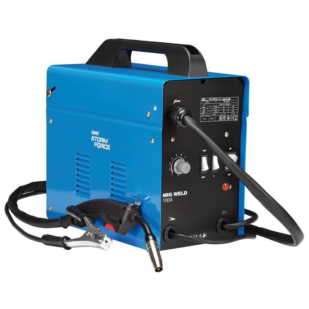 Draper Storm Force® Gasless MIG Welder, 100A (63669) | Draper Tools