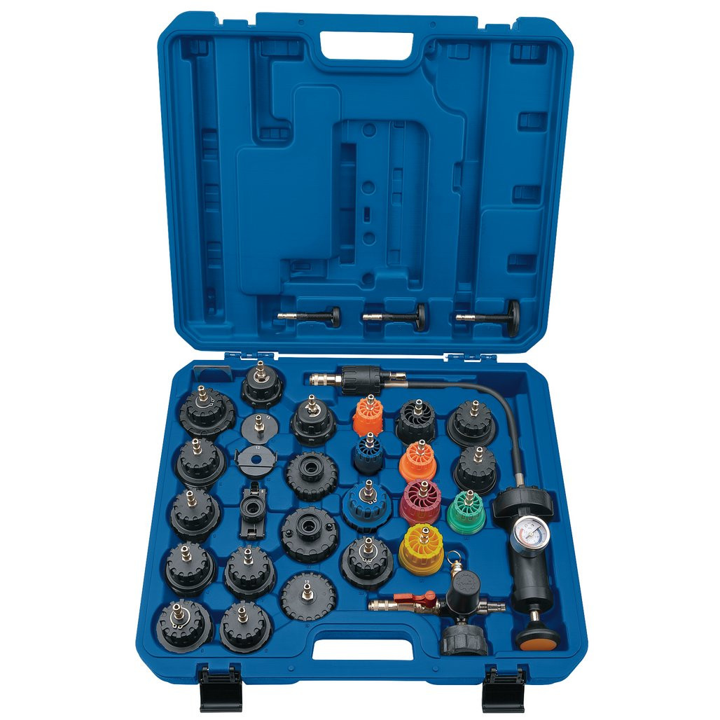 Draper Expert Radiator and Cap Pressure Test Kit (32 Piece) (23420