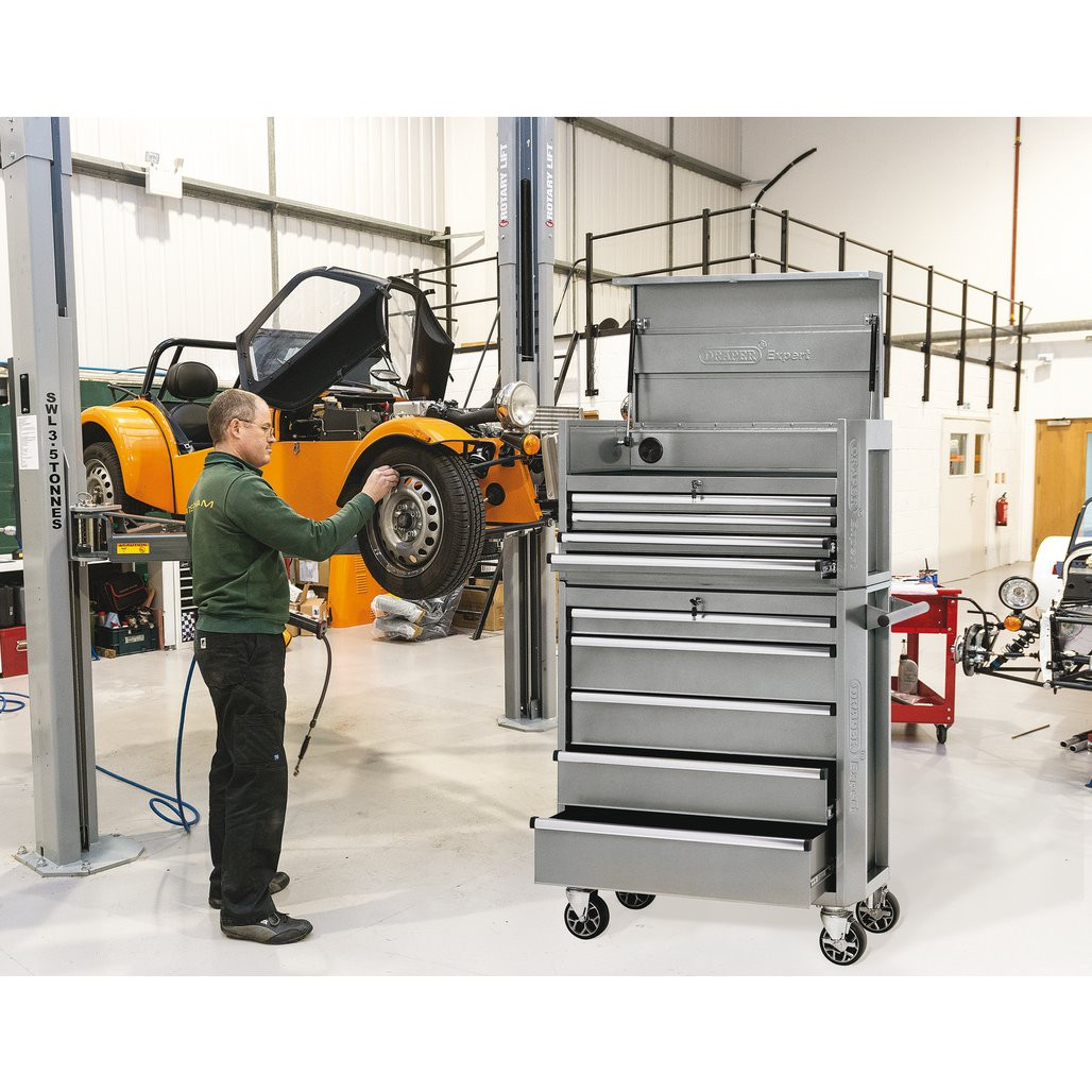 Combined Roller and Tool Chest, 9 Drawer, 36" (70503) Draper