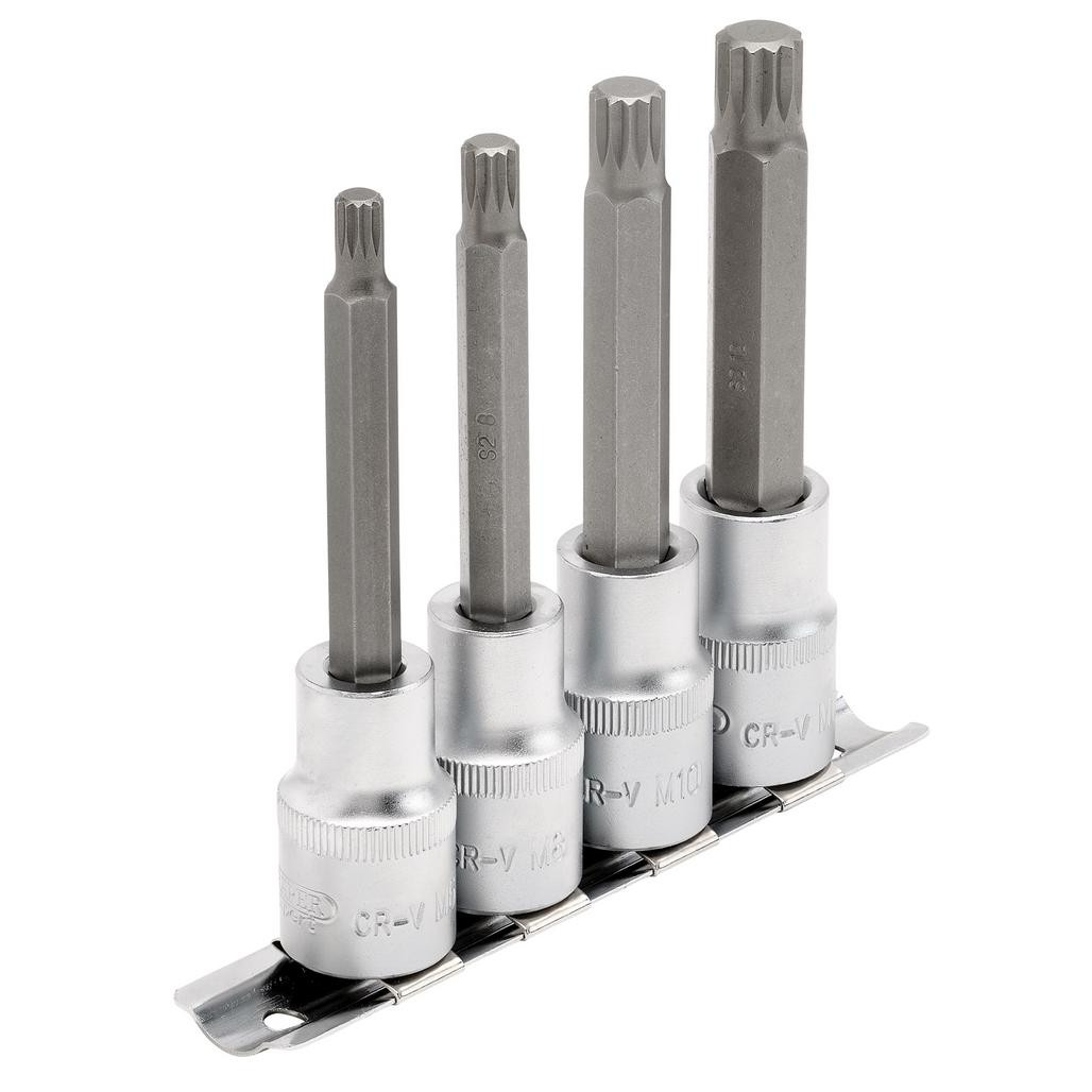Draper Expert Spline Socket Bit Set, 1/2