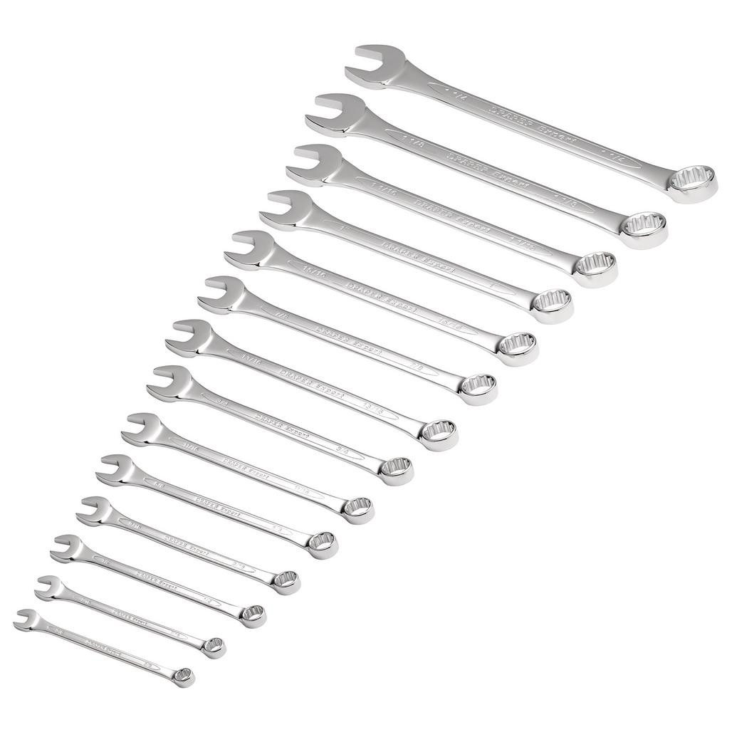 Draper Expert HI-TORQ® Imperial Combination Spanner Set (14 Piece