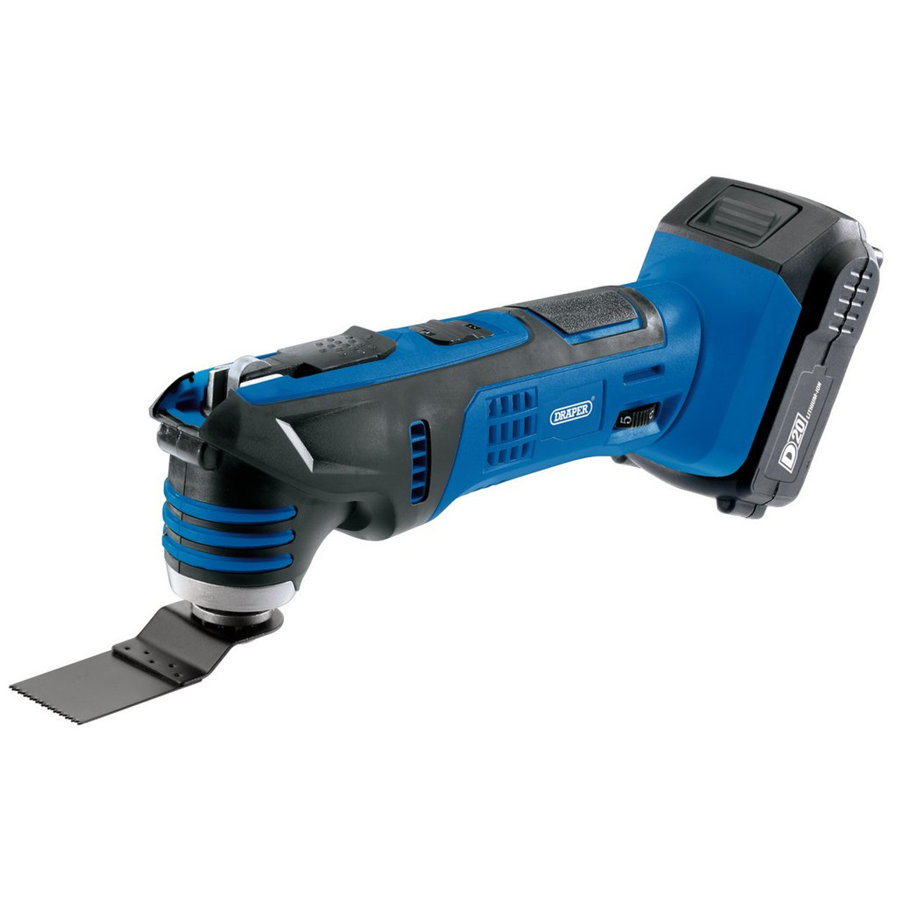 D20 20V Oscillating Multi-Tool, 1 x 2.0Ah Battery, 1 x Charger