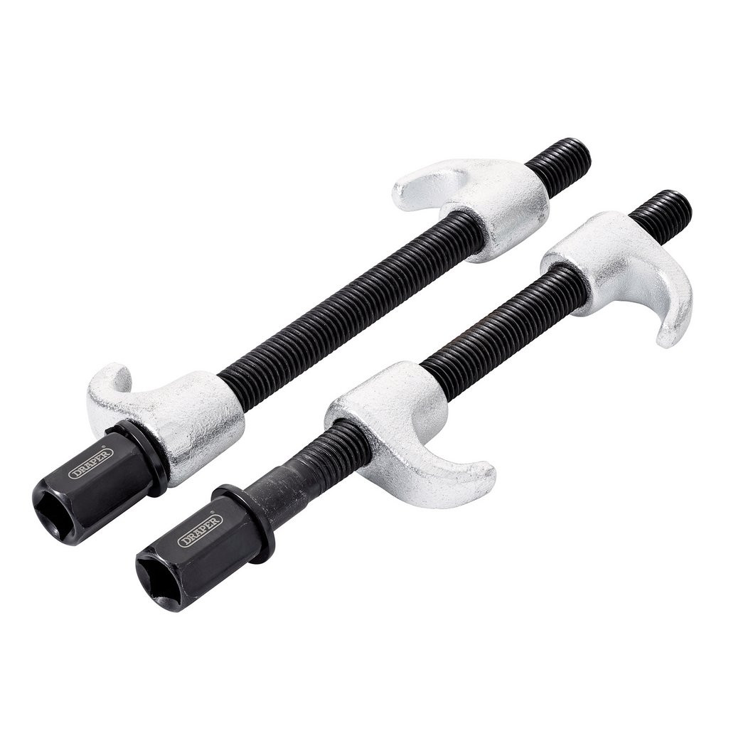 Pair of Coil Spring Compressors, 250mm (14173) | Draper Tools